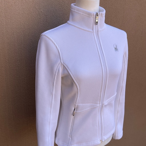 NEW! Spyder White Core Sweater/Jacket Size Small/Petite - Picture 8 of 16